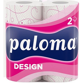 Paloma 2-ply Paper Towels Design, 2 pcs, 11 m
