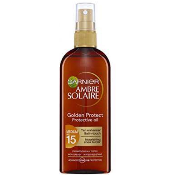 Garnier Ambre Solaire Golden Protect OF15 tanning oil 150 ml