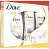 Dove Winter Care shower gel 250 ml + body lotion 250 ml + hand cream 75 ml, cosmetic set