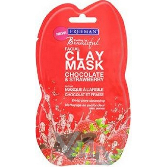 Freeman Feeling Beautiful Chocolate and Strawberry detoxifying face mask 15 ml