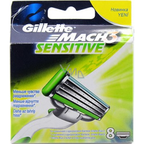Gillette Mach3 Sensitive spare head 8 pieces, for men