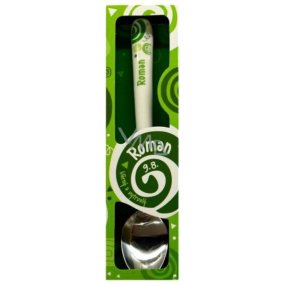 Nekupto Twister Spoon named Roman green 16 cm