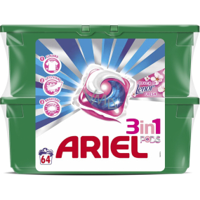 Ariel Touch of Lenor Fresh 3 in 1 gel capsules for washing clothes 2 x 32 pieces