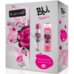 BU Rockmantic deodorant spray 150 ml + shower gel 250 ml, gift set for women