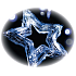 Emos Star Wicker Cut-out 20 LED Cool White + 30cm Cable, Battery Operated 40 x 40 x 4 cm