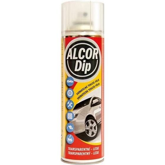 Alcor Dip removable liquid foil Transparent - gloss 500 ml spray
