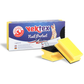 Vektex Nail Protect Dishwashing sponge shaped 9.5 x 6.5 x 4.5 cm 3 pieces