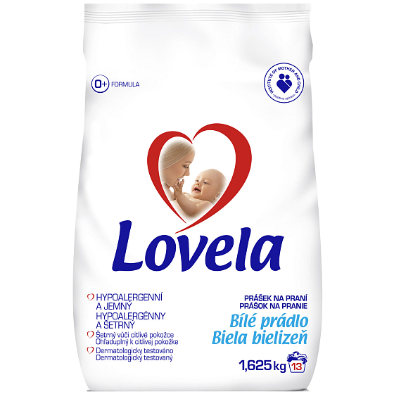 Lovela White linen Hypoallergenic washing powder 13 doses 1.625 kg