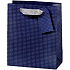 BSB Luxury Gift Paper Bag 36 x 10.5 x 10 cm Dark Blue with Dots LDT 374-F
