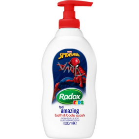 Radox Kids Spiderman shower gel and foam for children dispenser 400 ml