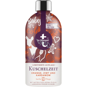 T: BY Tetesept Kuschelzeit Time to hug winter spices with orange oil bath foam 420 ml