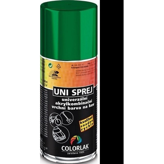 Colorlak Uni universal acrylic combination paint for metal spray 1999 Black 160 ml