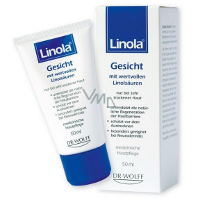 Linola Gesicht (Face) skin cream for very dry and sensitive skin 50 ml