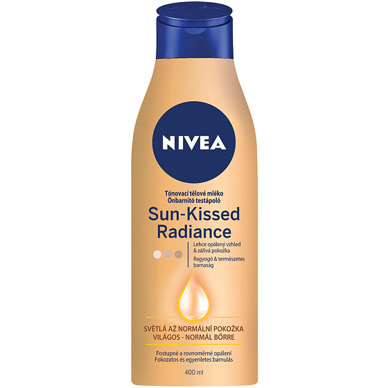 Nivea Sun Kissed Radiance toning body lotion for light to normal skin 400 ml