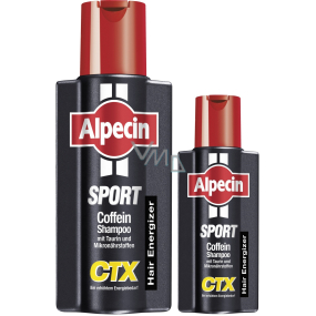 Alpecin CTX Sport Caffeine Caffeine shampoo against hair loss and hair growth 250 ml + 75 ml, duopack