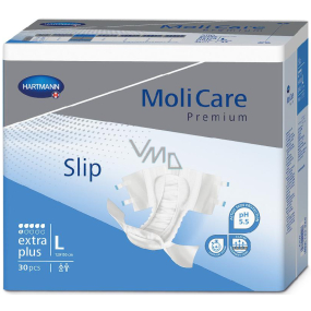 MoliCare Premium Extra Plus L 120-150 cm 6 drops adhesive diapers for severe incontinence 30 pieces