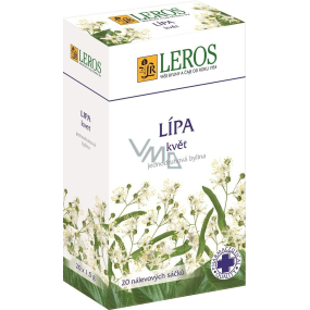 Leros Linden flower herbal tea when cold, airway inflammation, fever 20 x 1.5 g