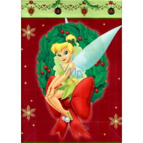 Ditipo Gift paper bag 26.4 x 12 x 32.4 cm Disney Ringer red bows