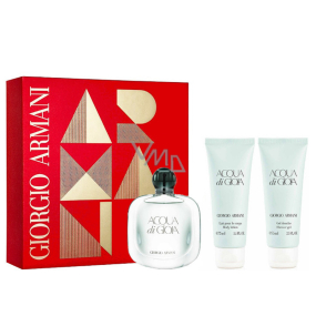 Giorgio Armani Acqua di Gioia perfumed water for women 50 ml + shower gel 75 + body lotion 75 ml, gift set