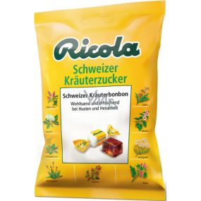 Ricola Schweizer Krauterzucker - Swiss sugar-free herbal candies with vitamin C from 13 herbs, with cough, cold and hoarseness 75 g
