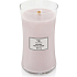 WoodWick Wild Violet - Wild violet scented candle with wooden wick and lid glass large 609.5 g
