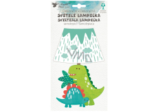Self-adhesive wall lamp illuminated LED dinosaur 19 cm
