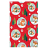 Ditipo Gift wrapping paper 70 x 200 cm Christmas red foxes in a circle