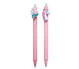 Colorino Eraser pen Unicorn pink, blue refill 0.5 mm 1 piece