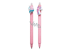 Colorino Eraser pen Unicorn pink, blue refill 0.5 mm 1 piece