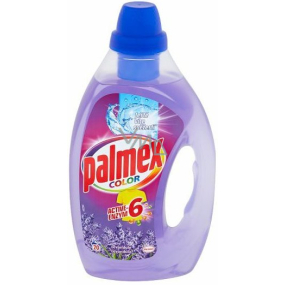 Palmex Active-Enzym 6 Color Lavender Liquid Laundry Detergent for White and Colored Clothes 20 Loads 1 L