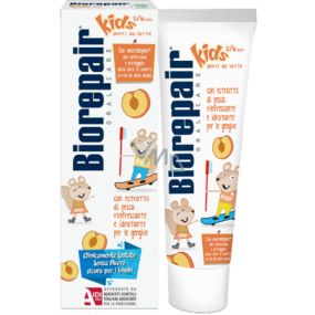Biorepair Kids Toothpaste with peach flavour for children 0-6 years 50 ml
