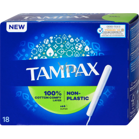 Tampax Super Women's Tampons with applicator 18 pieces