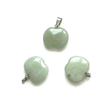 Chalcedony Apple of knowledge pendant natural stone 1,5 cm