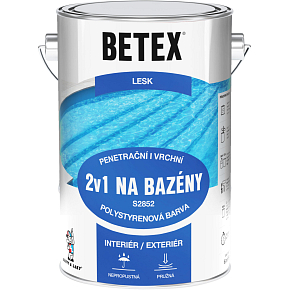 Betex s2852 2v1 base and top coat for pools 0440 dark blue, 4 kg