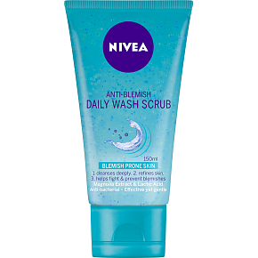 Nivea Anti-Blemish Daily Wash Scrub Deep Cleansing Gel, 150 ml