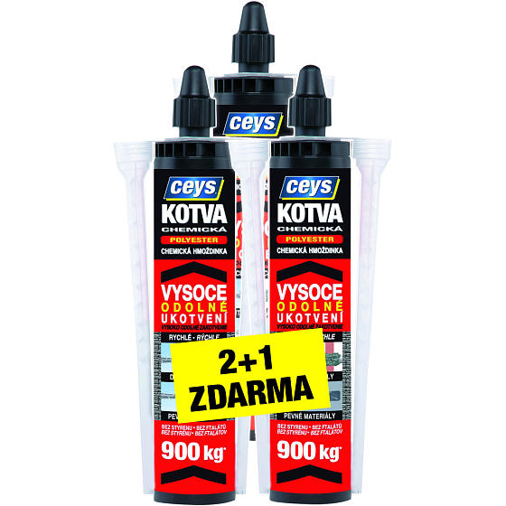 Ceys chemical anchor polyester, 300 ml, 2 + 1