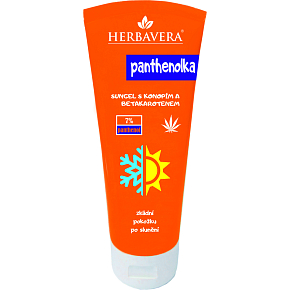 Herbavera Panthenolka After-Sun Gel with Hemp and Beta-Carotene, 200 ml