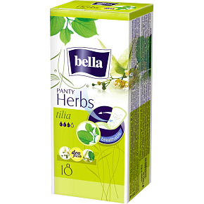 Bella Herbs Slip Tilia Deo Fresh panty liners, 18 pcs