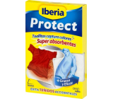 Iberia Protect color-catching wipes that prevent color transfer during washing onto other garments, 15 pieces