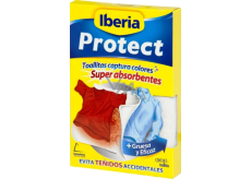 Iberia Protect wipes that capture colors that are not transferred during washing to other garments of 15 pieces