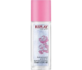 Replay Jeans Spirit! Woman perfumed deodorant glass for women 75 ml