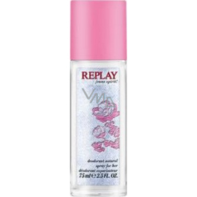 Replay Jeans Spirit! Woman perfumed deodorant glass for women 75 ml