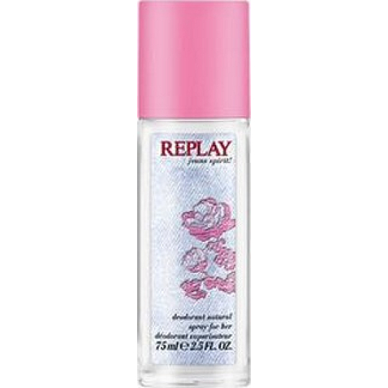 Replay Jeans Spirit! Woman perfumed deodorant glass for women 75 ml