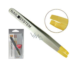 Natalia Angers Straight Gold-Plated Tweezers 510