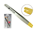 Natalia Angers Straight Gold-Plated Tweezers 510