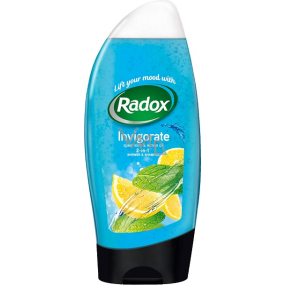 Radox Invigorate Mint and citrus oil 2 in 1 shower gel and shampoo 250 ml