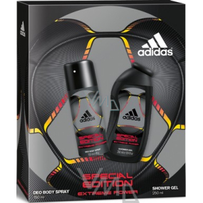 Adidas Extreme Power deodorant spray 150 ml + shower gel 250 ml, cosmetic set
