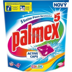 Palmex 5 Active Caps Color capsules for washing colored laundry 40 pieces