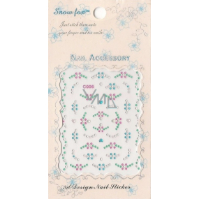 Nail Accessory 3D nail stickers 1 sheet 10100 C006