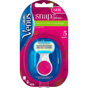 Venus Extra Smooth Snap razor 1 piece + case 1 piece, for women